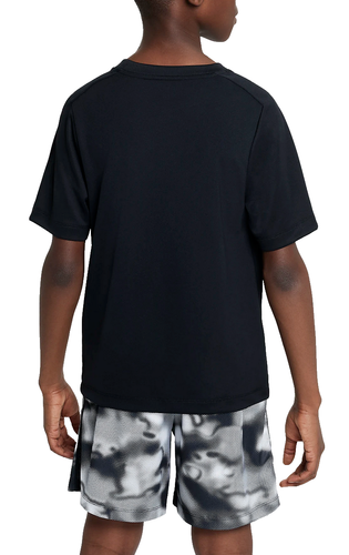 Nike Little Kids' Boys' Training Dri-FIT Graphic Training Top sz 7 Black - Picture 2 of 4