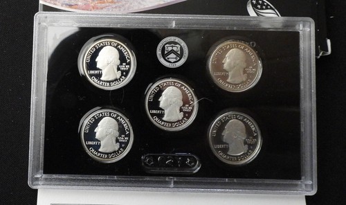 2013 U.S. Mint America the Beautiful Quarters Silber Proof Set mit Box und COA - Bild 5 von 5