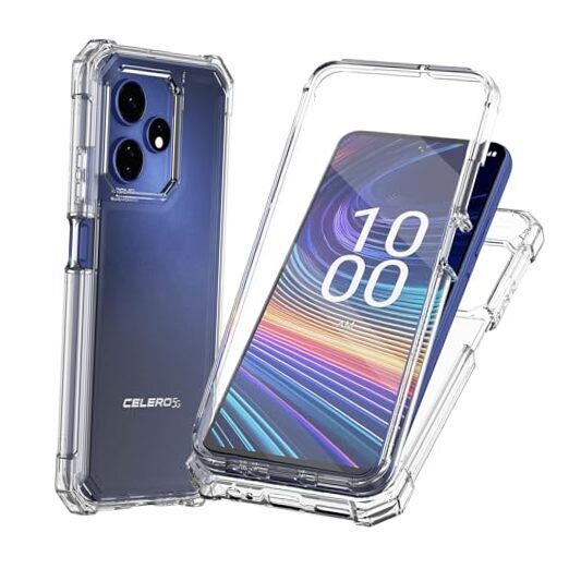 Compatible for Boost Mobile Celero 5G + Plus 2024 (3rd Version) Case, Clear