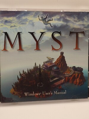 MYST PC Windows Computer CD Rom Award Winning Game with Windows User s Manual 