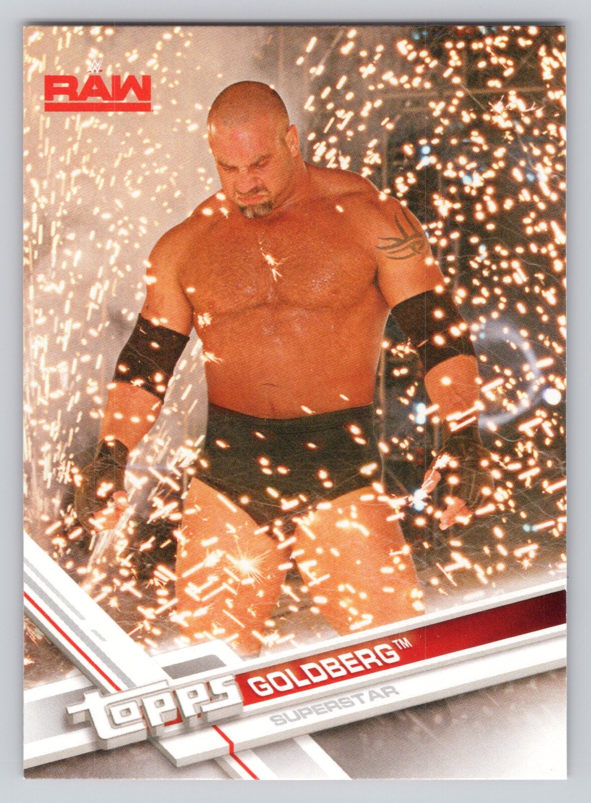 2017 Topps WWE Goldberg Base Set #18a