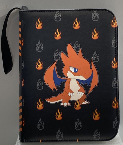 Charizard Binder for Pokemon Trading Card Collection W/Cards Coins & Boosters - Picture 3 of 10