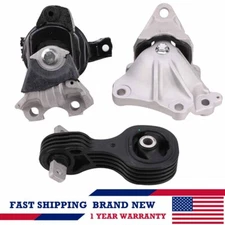 3 Engine Motor & Auto Transmission Mount Set 3PCS For 2012-2013 Honda Civic 1.8L