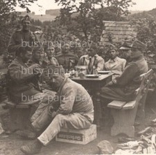 Vintage 1910s RPPC WWI Swiss Army Soldier Group Photo Postcard Switzerland #1
