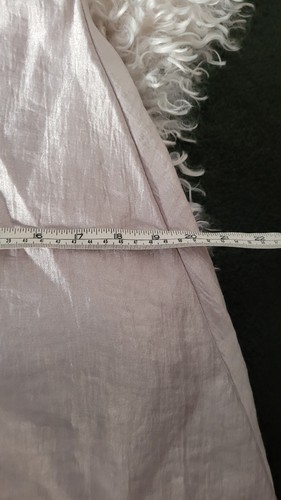 Top Shop Sz S Pink Shimmer High Waist Flare Skirt - Picture 15 of 16