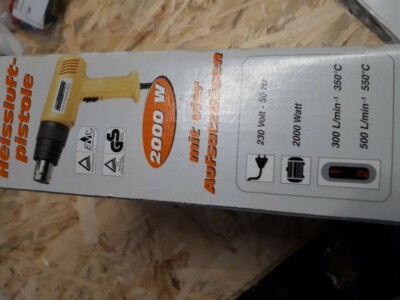Heißluftpistole 2000W fast neu