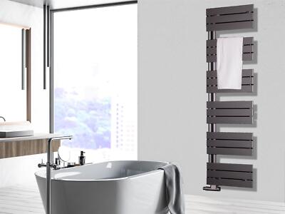 BADHEIZKÖRPER Design Chicago 3, 175 x 50 cm, 740 Watt, moonstone - grau / Marke: