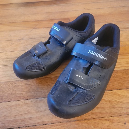 Shimano RP1 Cycling Shoes SH-RP100-SL Black Men's US 7.5 / EU 41 - Picture 2 of 7