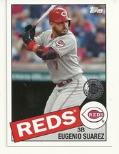  2020 TOPPS BASEBALL - EUGENIO SUAREZ - 1985 35th ANNIVERSARY - #12 - REDS