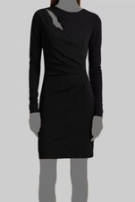 Lauren Ralph Lauren Women's Pleated Stretch Jersey Mini Cocktail Dress Size 8