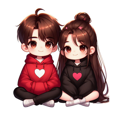 9X9 cm Autoaufkleber Anime Love Wetterfester Vinyl sticker