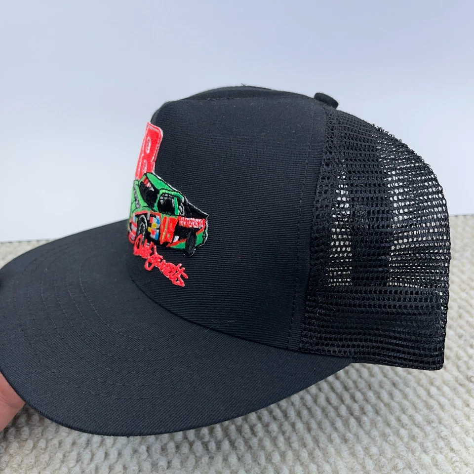 复古 Dale Jarrett 卡车司机帽子 美国制造 SNapback 帽子 90 年代 Nascar Racing — 第 3/4 张图片