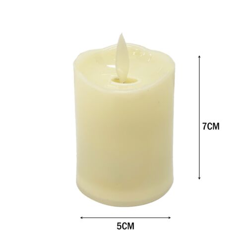 2x LED Lights Candles Free Battery Flickering Flameless Tealights Party Decor - Picture 2 of 10