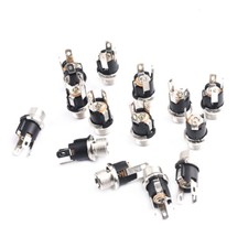 DC025M 5.5mm x 2.1mm DC Power Jack Socket Female Panel Mount Connector DC-025M