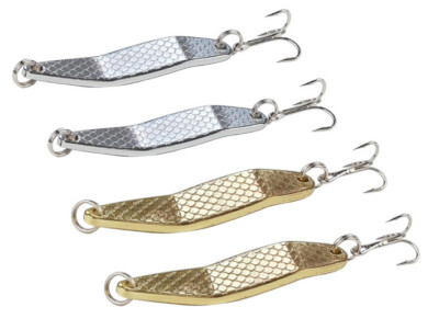 4 Stück BLINKER 17g Zocker Hecht Zander Meerforelle Spinner Spinn Jig Bait Spoon
