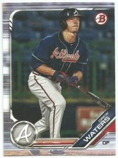 Drew Waters Atlanta Braves 2019 Bowman Draft Card