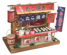 Billy handmade doll house kit Showa stalls kit Takoyaki-ya 8539 Japan