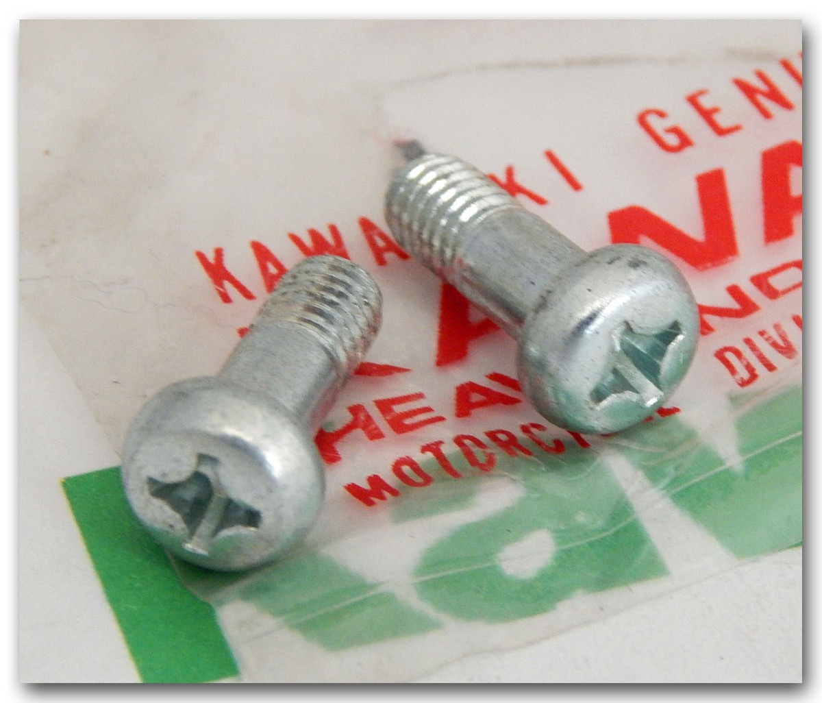 KAWASAKI 90 PARTS G3SS G3TR BUSHMASTER FRAME SIDE COVER SCREWS