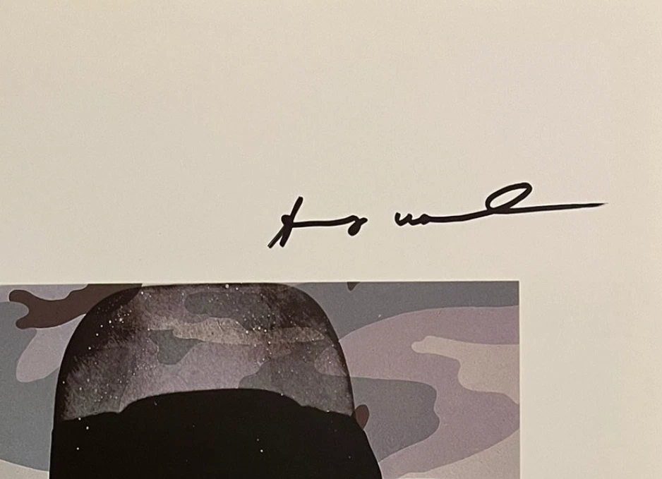 Andy Warhol, Original Hand-signed Lithograph with COA & Appraisal of $3,500 - Image 3 of 4