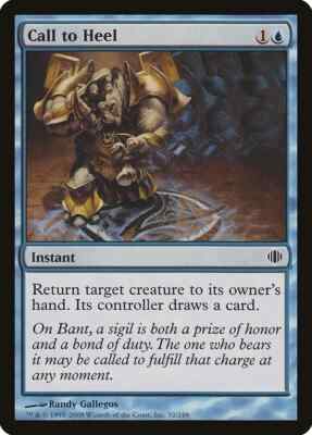CALL TO HEEL X 4 E/X+ SHARDS OF ALARA MAGIC THE GATHERING