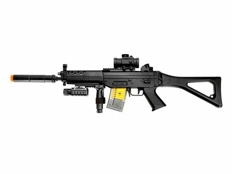 Double Eagle M82P SIG 552 Semi/Full Auto Airsoft Electric Assault Double Eagle M82P SIG 552 Semi/Full Auto Airsoft Electric Assault