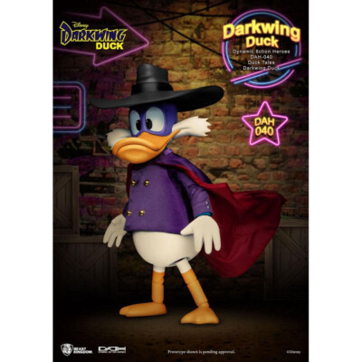 Beast Kingdom Disney Classic Figurine - Darkwing Duck - Dynamic Action Heroes 1/
