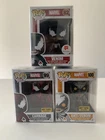 Funko Pop! Marvel: Venom lot of 3 (Venom #82, Carnage #99, Anti-Venom #100)