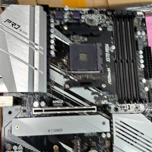 FOR ASROCK X570 Pro4 DDR4*4 AMD AM4 128GB HDMI DisplayPort Motherboard Test OK - 第 3/7 張圖片