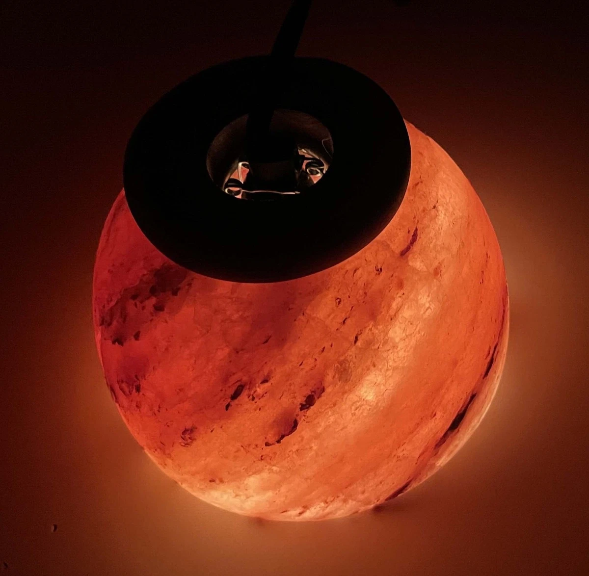 Orange stone lamp deals