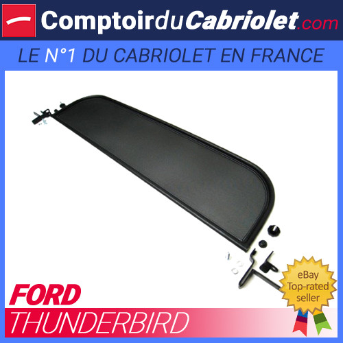 Windschott Ford Thunderbird filet anti-remous noir pour cabriolet