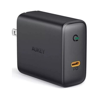 Universal AUKEY PA-D4 Focus 60W USB-C PD WALL Charger with GaN Power Technology