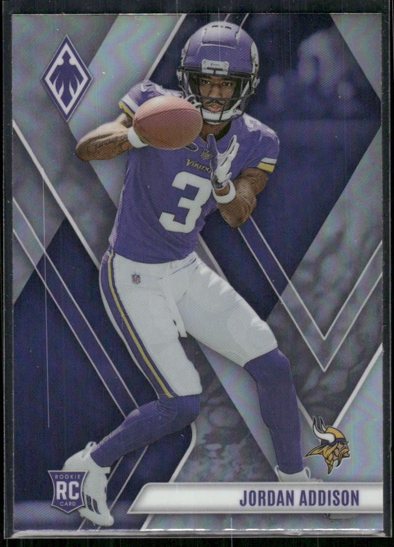 #109 Jordan Addison 2023 Panini Phoenix Rookie Silver