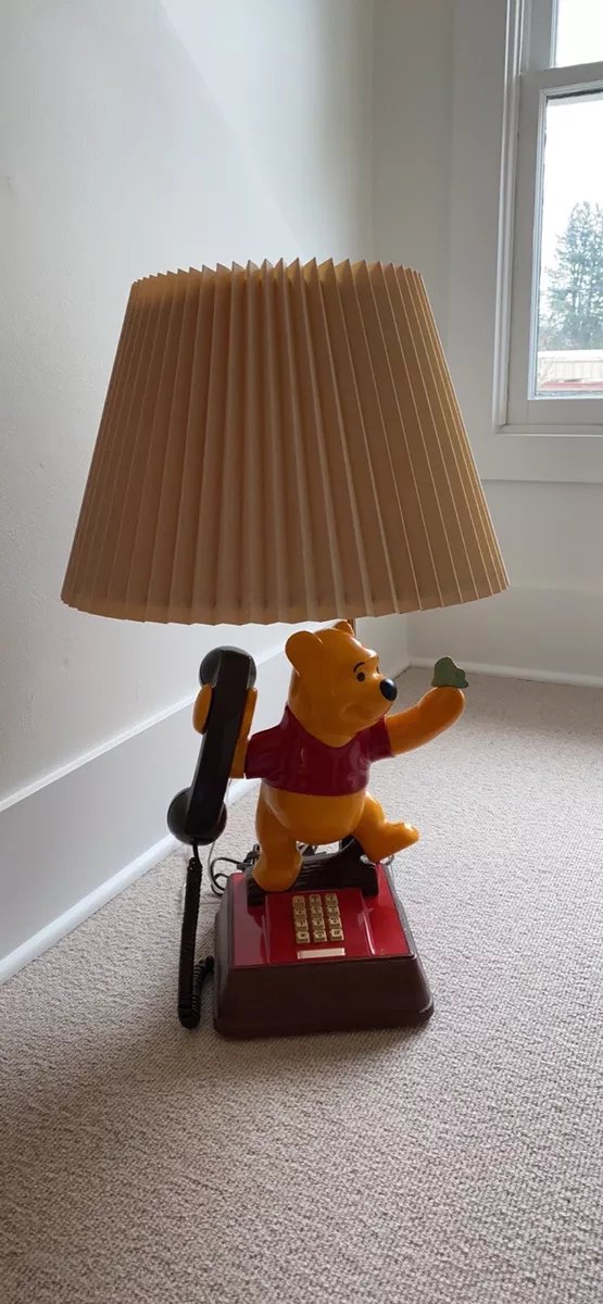 Vintage 1964 Disney Winnie the Pooh Lamp Phone With Shade Gently