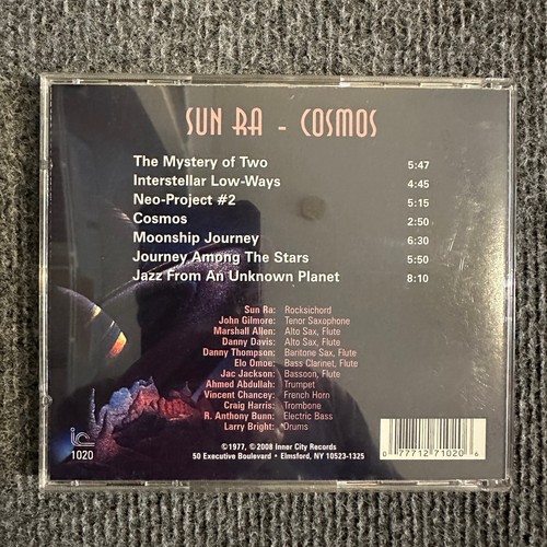 Sun Ra Cosmos CD 2008 Inner City Reissue Free Jazz - Picture 5 of 5