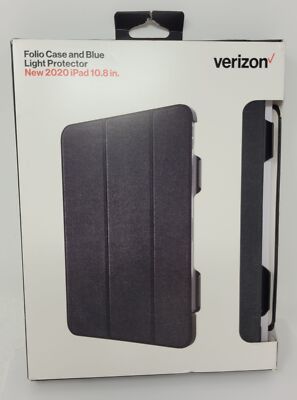 Verizon Folio Case + Bluelight Screen Protector for iPad Air 5th/ 4th Gen 10.8''