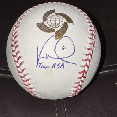 2006 WORLD BASEBALL CLASSIC 公式試合球 MLB Vernon Wells Autographed Signed Official 2006 World Classic