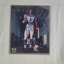 Eddie George Autographed Photo Officially Licensed NFL 8 x 10 Huston Oilers