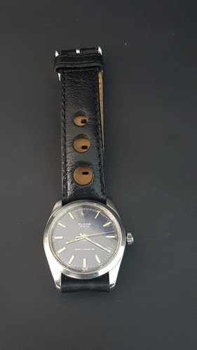 5: 1978 Tudor Oyster (Rolex) Midnight Blue Dial Steel Automatic Men’s Wristwatch - Picture 10 of 18