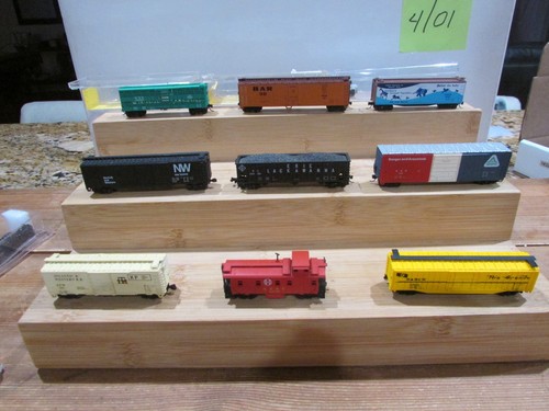 Lote de vagones de carga surtidos Atlas y otras marcas escala N #6202 | Condition: New
