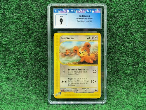 Teddiursa graded CGC 9 for sale on eBay