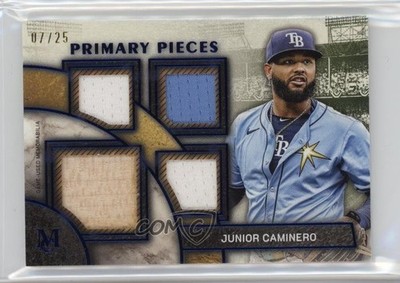 2025 Topps Museum Collection Sapphire 7/25 Junior Caminero #SPPQ-JCA 17uv