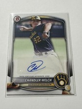2025 Bowman - Paper Prospect Retail Autographs Chandler Welch #BPA-CW (AU, RC)