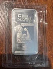 5 oz .999 Fine Envela Corporation Silver Bar Rosie The Riveter Back To Work