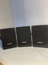 Lot of 3 Sony SS-TS121 Surround Sound Speakers SUR L; Front L;  Front R- Untstd