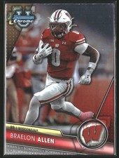 Braelon Allen 2023 Bowman University Chrome #183 Wisconsin Badgers