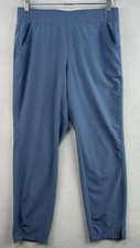 Eddie Bauer Pants Small Blue Departure Stretch Straight Leg Ankle Jogger Hiking