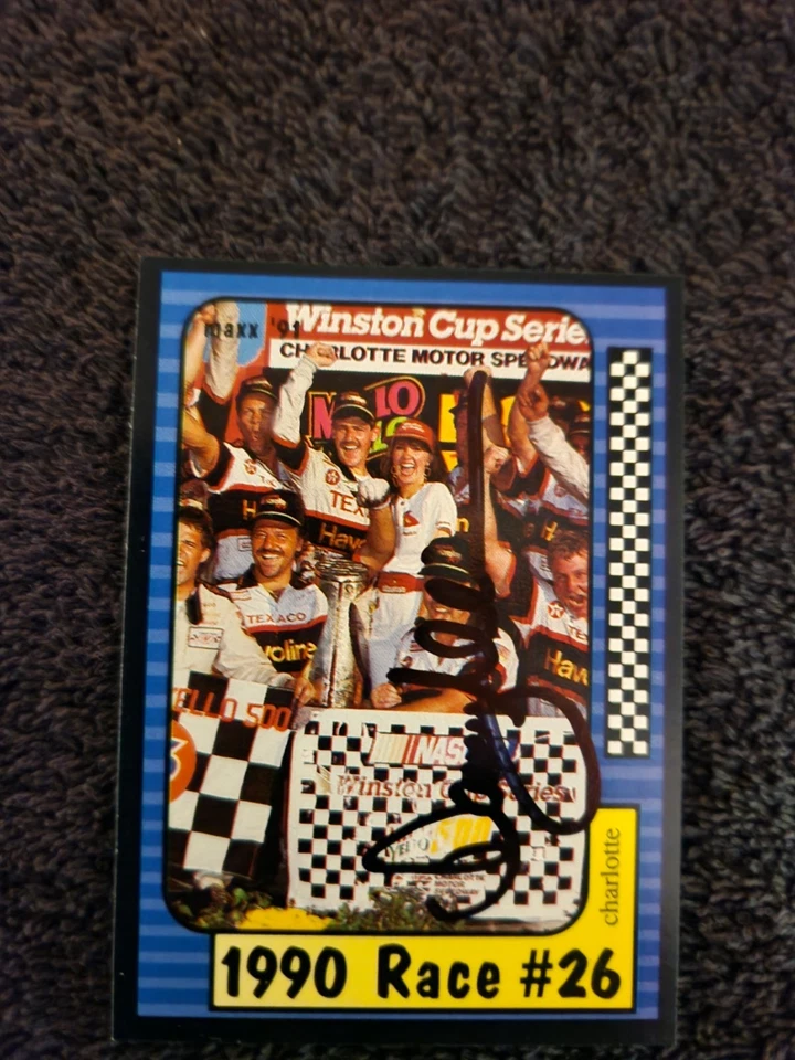 Davey Allison Signed Autographed Card  - Image 2 of 4