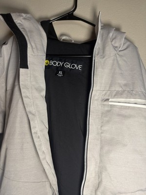 Body glove ski Jacket Hooded Men s Xl Waterproof White