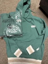 Green Dutch Bros Coffee Hoodie Employee Merch Limited Edition Christmas (Opened)