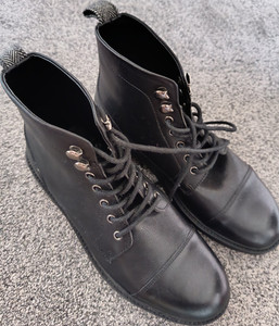 WALK LONDON - Men\'s Black Leather Lace Up Boots size 10 UK = US11 WALK LONDON - Men\ main image 4